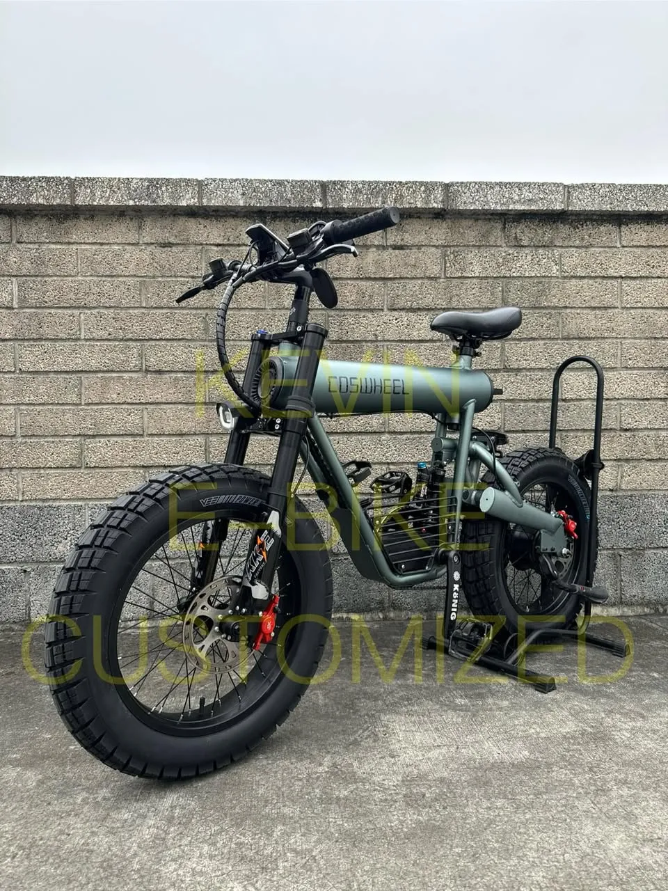 換上 KKE 氣壓彈簧前叉與 DNM 後避震的 COSWHEEL T20