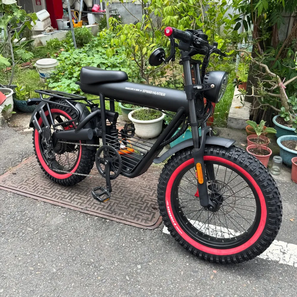 換上紅邊 VEE Terrenza 越野胎的 COSWHEEL T20