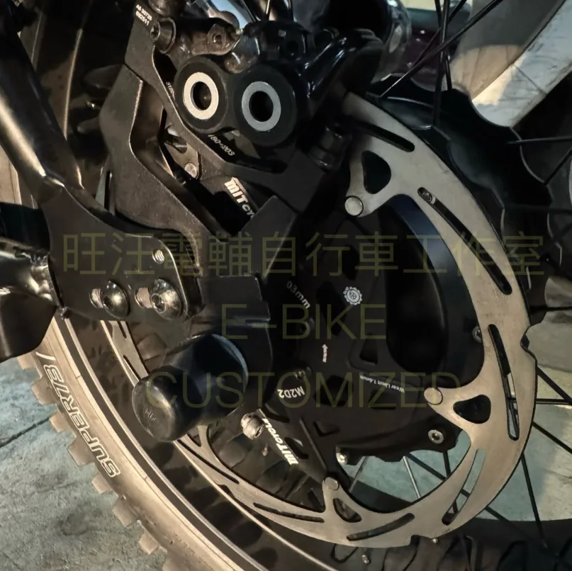 SUPER73 RX 後輪 Magura 卡鉗搭配 KONIG M2D 203mm 浮動碟盤