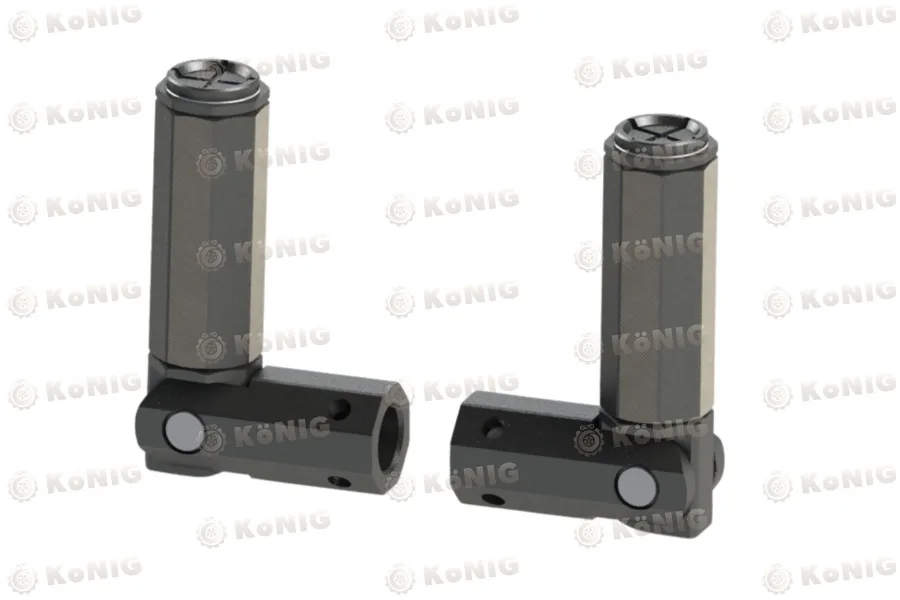 KONIG octagonal folding pedals